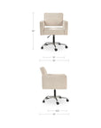 Harris - Office Chair - Oat / Beige