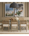 Oasis - Coral Rectangle Dining Table - Pearl Silver
