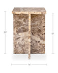 Blair - Accent Table Panther Marble - Beige