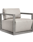 Remsen - Outdoor Lounge Chair - Weathered Gray / Dove