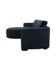 Emmy - Sectional Left - Dark Blue