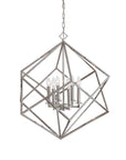 Euclid - 6 Light Cube Pendant - Nickel