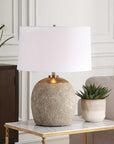 Raylan - Textured Table Lamp - Gray