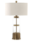 Vaiga - Glass Column Lamp - Gold