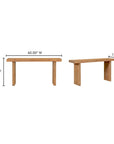Monterey - Console Table - Rustic Blonde