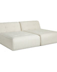 Sunseeker - 2 Piece Outdoor Sun Lounger - Brown Stripe
