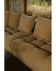 Davie - Left Arm Facing Chair - GoldenYellow
