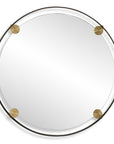 Radius - Round Bronze Iron Mirror