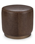Clair - Leather Round Table