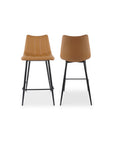 Alibi - Counter Stool (Set of 2) - Tan