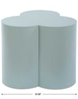 Beven - Outdoor Accent Table - Light Blue