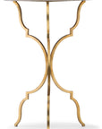 Commerce And Market - Round Martini Table - Gold