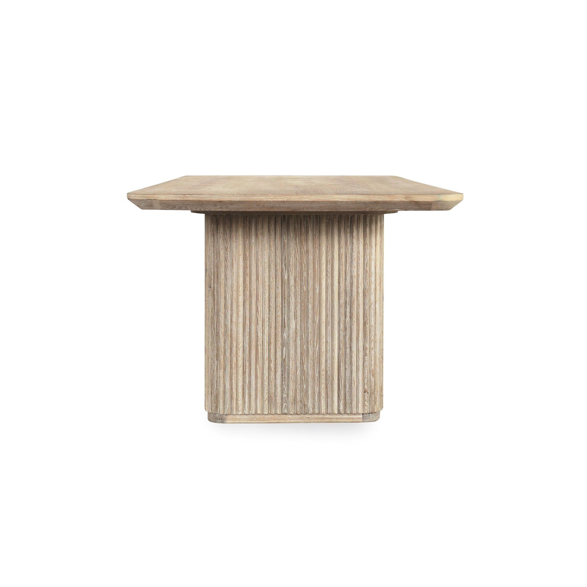 Vander - Oak Wood 84" Dining Table