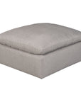 Terra - Condo Ottoman Livesmart Fabric - Light Gray