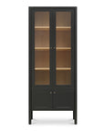Hannah - Tall Display Cabinet - Black