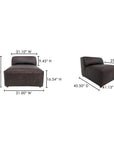 Form - Slipper Chair - Espresso Brown