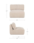 Matina - Slipper Chair - Oatmeal