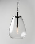 Odense - Glass Pendant - Black