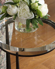Midas - Round Accent Table - Dark Bronze