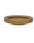 Abel - Cast Aluminum Catchall - Aged Brass