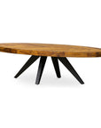 Parq - Oval Coffee Table - Brown