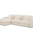 Berga - Sectional Left Stationary Sofa - White