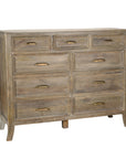 Francesca - 9 Drawer Dresser - Vintage Taupe