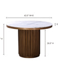 Tower - Dining Table - Antique Brass