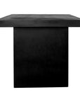 Aurelius - 2 Outdoor Dining Table - Black - Concrete