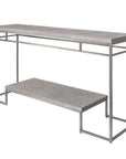Clea - Console Table - Pearl Silver