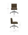 Sally - Office Chair - Cedar Green