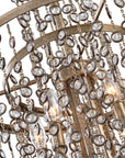 Valka - 6 Light Crystal Chandelier - Light Brown