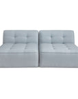 Sunseeker - 2 Piece Outdoor Sun Lounger - Light Blue