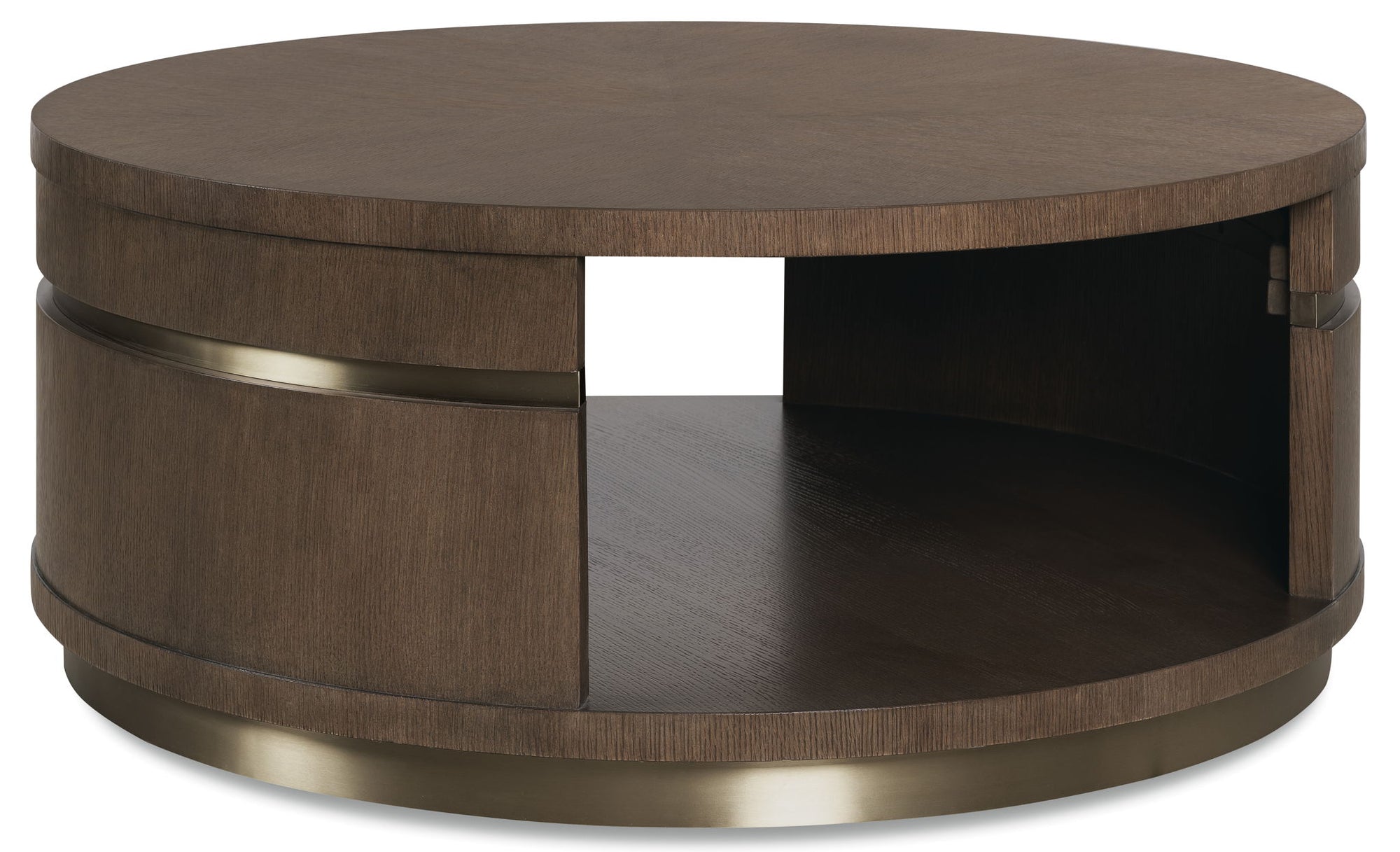 Commerce And Market - Roll With It Round Cocktail Table - Dark Brown