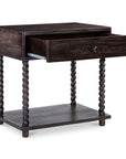 Tabitha - Nightstand - Dark Brown