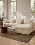 Swift - Storage Ottoman - Light Beige