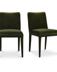 Calla - Velvet Dining Chair (Set of 2) - Green