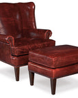 Blakeley - Club Chair - Dark Red