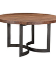 Bent - Round Dining Table - Natural Stain