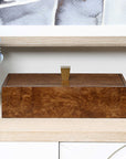 Burl Haven - Box - Dark Brown