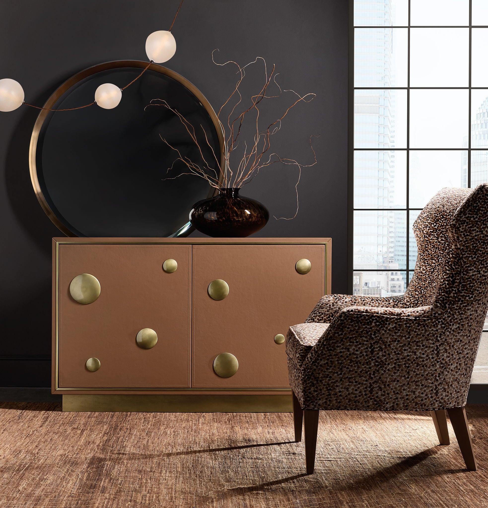 Melange - Lottie Dottie Hall Chest - Brown
