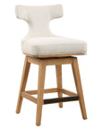 Klismos - Fabric Counter Stool - Off-White