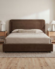 Simon - King Storage Bed - Brown