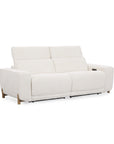 Darrow - Upholstered Power Recliner Sofa - White