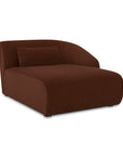 Amelia - Right Arm Facing Chaise - Chestnut