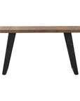 Freddy - Weathered Console Table - Light Brown & Black