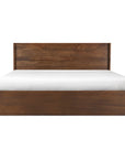 Everett - Queen Bed - Dark Brown