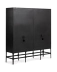 Amilio - Tall Cabinet - Rust Noir