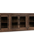 Jett - Reclaimed Wood 4 Door Cabinet - Natural