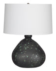 Killarney - Distressed Green Table Lamp - Black